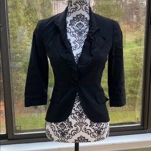 Bebe black blazer size 0